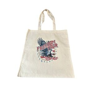 NEW canvas tote shoulder bag custom graphic handmade 14.5 W 15.5 H 11 SH inches